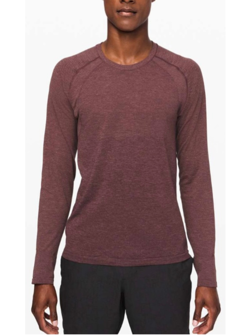 Lululemon Metal Vent Tech Long Sleeve 2.0 Red Dust / Arctic Plum Men's Medium